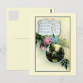  blijde dagen, gedicht briefkaart (Voorkant / Achterkant)