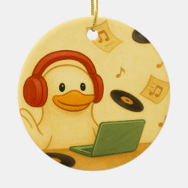 Blijde DJ Keramisch Ornament