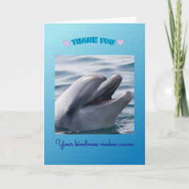 Blijde Dolfijn Oceaan Bedankkaart