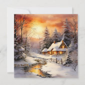 Blijde en vertroostende tijding feestdagenkaart (Voorkant)