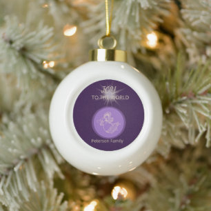 Blijde Engel Starburst Zegen Keramische Bal Ornament