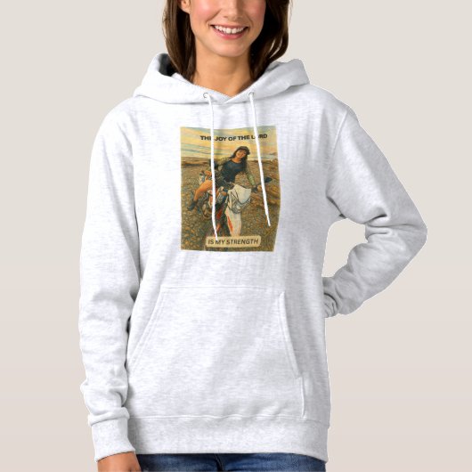 Blijde Fietsrijder Hoodie (Voorkant)
