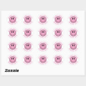 Blijde Geest Gelukkig Leven Ronde Sticker (Vel)