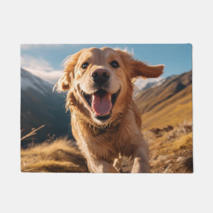 Blijde Golden Retriever Rent Deurmat