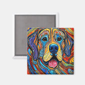 Blijde Hond Magneet (Voorkant / Achterkant)