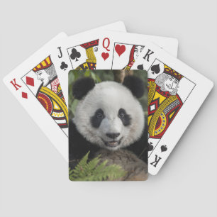 Blijde jonge panda, China Pokerkaarten