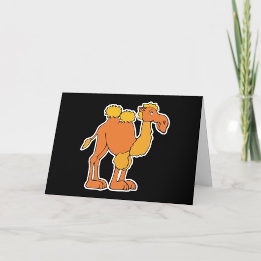 blijde kameel kaart (Voorkant)