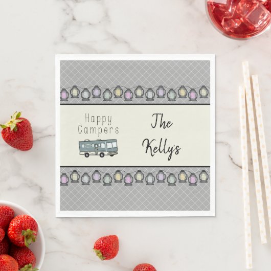 Blijde Kampeerders Persoonlijke RV Servet (Insitu)