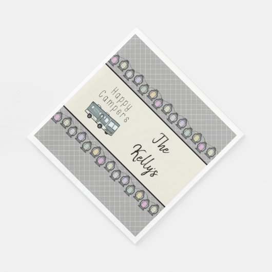 Blijde Kampeerders Persoonlijke RV Servet (Hoek)