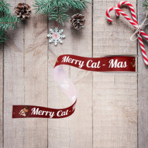 Blijde Kat -Mas Robijnrode Kerstkat Liefhebbers