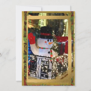 Blijde Kerstman in NYC Feestdagenkaart