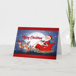 Blijde Kerstman Kaart