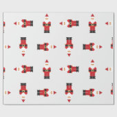 Blijde Kerstman Kerst Inpakpapier (Vlak)