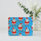 Blijde Kerstmannen Briefkaart (Staand voorkant)