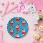 Blijde Kerstmannen Papieren Bordje (Feest)