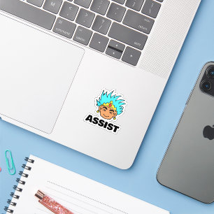 Blijde Koning Erik   Gamer Assist Viering Sticker