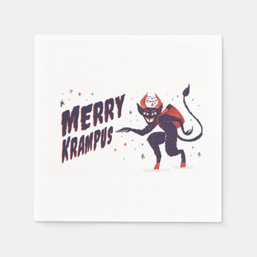 Blijde Krampus Servet (Voorkant)
