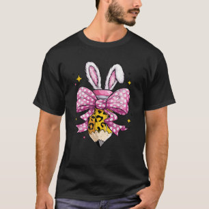 Blijde Leraar Schattige Coquette Strik Konijn Pase T-shirt