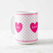 Blijde Liefde Licht Hart Koffiemok (Voorkant links)