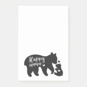 Blijde Mama en Babybeer Notities Post-it® Notes (Voorkant)