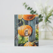 Blijde muis briefkaart (Staand voorkant)