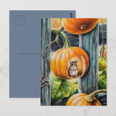 Blijde muis briefkaart (Voorkant / Achterkant)