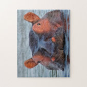 Blijde Nijlpaard Legpuzzel (Verticaal)