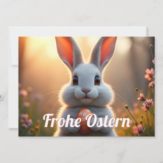 Blijde Paashaas in de magie van de lente (Voorkant)