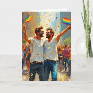 Blijde Pride Parade Viering Kaart