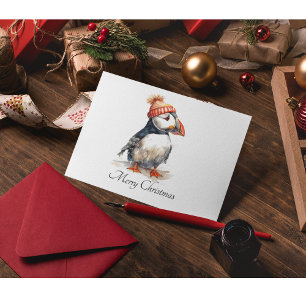 Blijde Puffin, op maat Briefkaart
