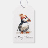 Blijde Puffin, op maat Cadeaulabel (Voorkant)