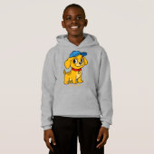 Blijde Pup in Blauwe Pet (Voorkant volledig)