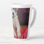 Blijde Pup! Latte Mok (Rechterhoek)