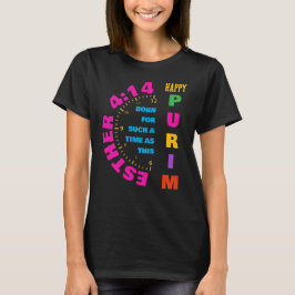 BLIJDE PURIM Esther 4:14 voor zo’n tijd als deze T-shirt