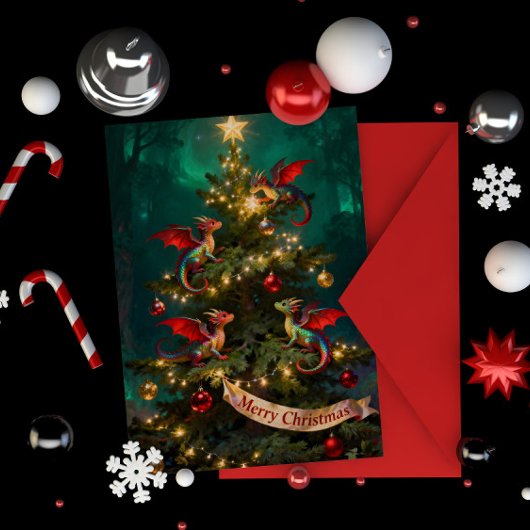 Blijde Schelmenstreken – Kerst Draken in de Boom Kaart