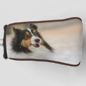 Blijde shelty golfheadcover (Voorkant)