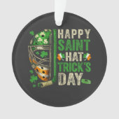 Blijde Sint Hattrick IJshockeyspeler Ornament (voorkant)