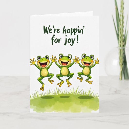 Blijde Sprong Vaderdag Kaart (Voorkant)