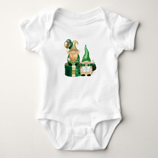 Blijde St. Patrick Kabouters Romper (Voorkant)