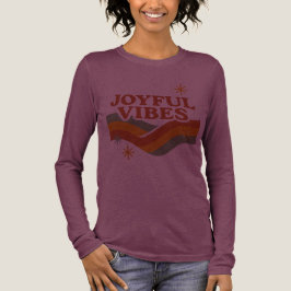 Blijde Vibes T-shirt met lange mouwen