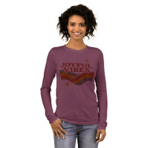 Blijde Vibes T-shirt met lange mouwen