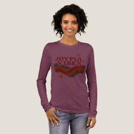 Blijde Vibes T-shirt met lange mouwen