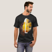 Blijde vis halve cirkels t-shirt (Voorkant volledig)