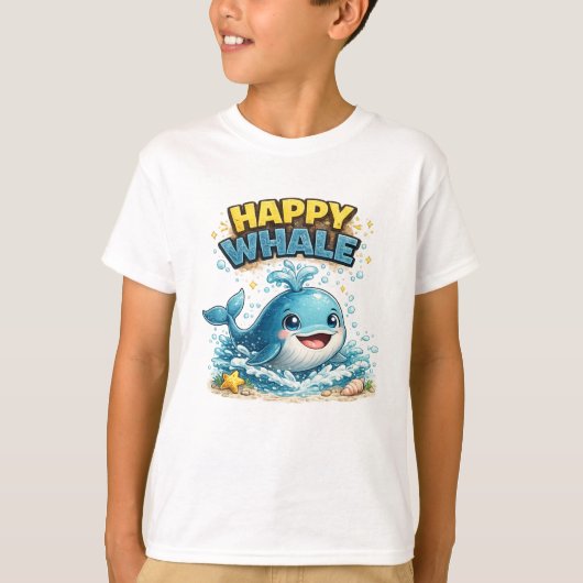 Blijde Walvis T-shirt (Voorkant)