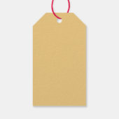 Blijde Winter Champagnedrank Viering Cadeaulabel (Achterkant)