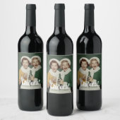 Blijde Winter Champagnedrank Viering Wijn Etiket (Flessen)