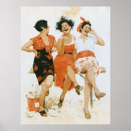 Blijde Zomer Vrienden uit het Verleden Poster (Voorkant)