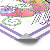 Blijdruk, waardeposter papier (halfglans) poster (Hoek)
