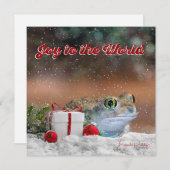 Blijdschap aan de wereld met Jeremia - 5.25in SQ. Feestdagenkaart (Voorkant / Achterkant)