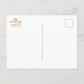 Blijdschap Bloeit Ondanks Pijn - Pebble het Kitten Briefkaart (Achterkant)
